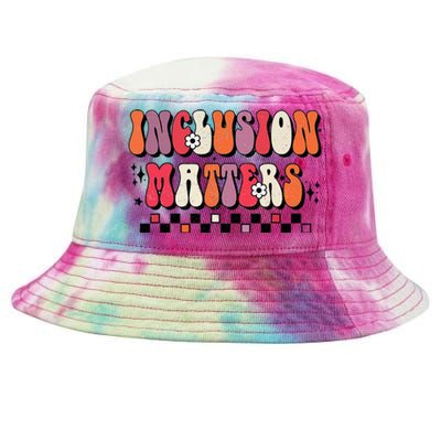 Boho Inclusion Matters Special Education Sped Teacher Tie-Dyed Bucket Hat