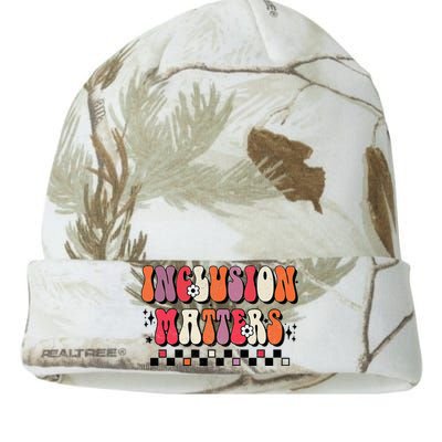 Boho Inclusion Matters Special Education Sped Teacher Kati Licensed 12" Camo Beanie