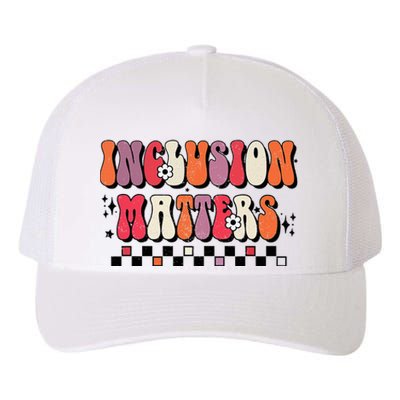 Boho Inclusion Matters Special Education Sped Teacher Yupoong Adult 5-Panel Trucker Hat