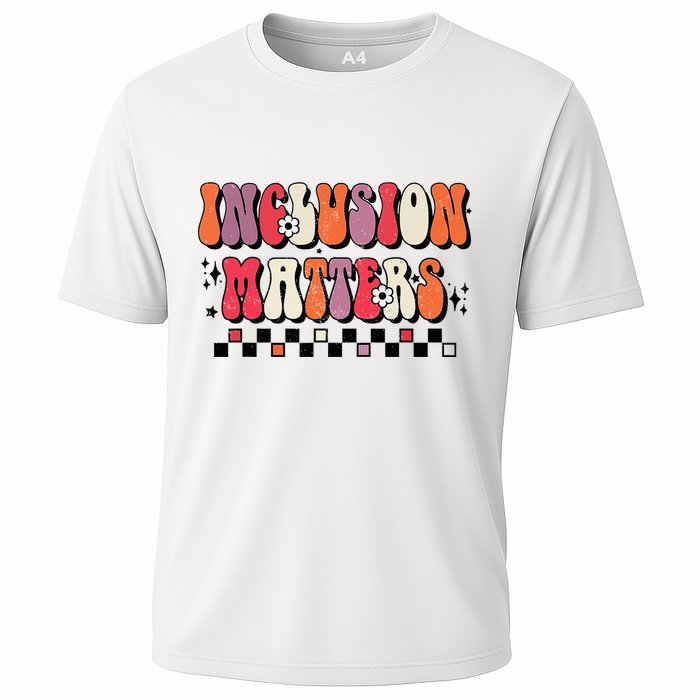 Boho Inclusion Matters Special Education Sped Teacher Cooling Performance Crew T-Shirt