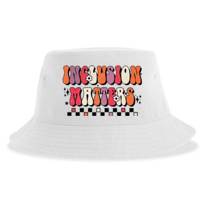 Boho Inclusion Matters Special Education Sped Teacher Sustainable Bucket Hat