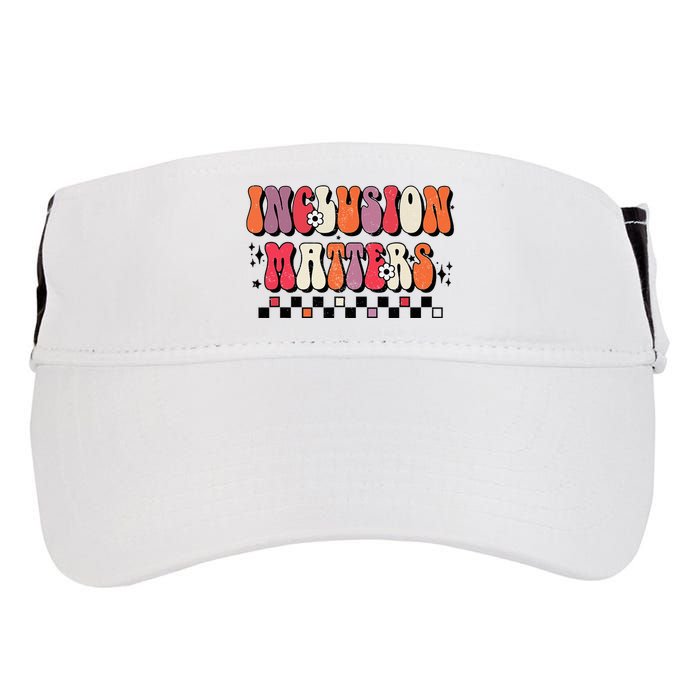 Boho Inclusion Matters Special Education Sped Teacher Adult Drive Performance Visor