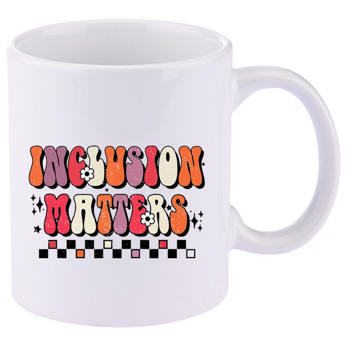 Boho Inclusion Matters Special Education Sped Teacher 11oz C Handle Ceramic Mug
