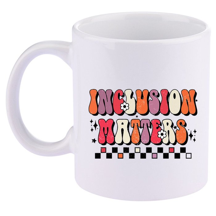 Boho Inclusion Matters Special Education Sped Teacher 11oz C Handle Ceramic Mug