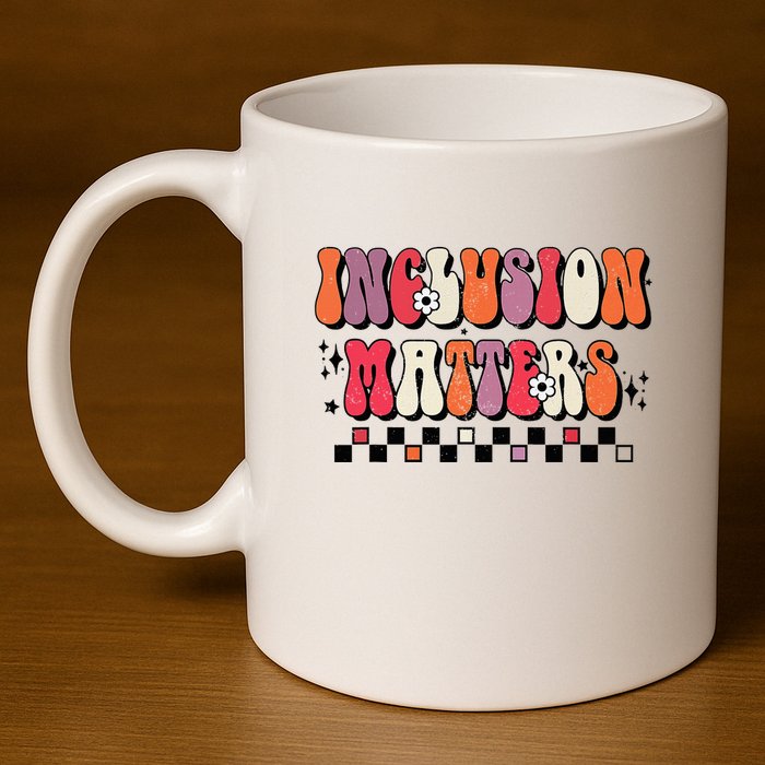 Boho Inclusion Matters Special Education Sped Teacher 11oz C Handle Ceramic Mug