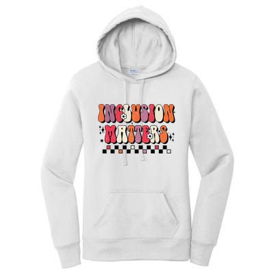 Boho Inclusion Matters Special Education Sped Teacher Women's Pullover Hoodie