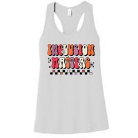 Boho Inclusion Matters Special Education Sped Teacher Women's Racerback Tank