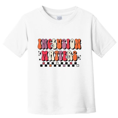 Boho Inclusion Matters Special Education Sped Teacher Toddler T-Shirt