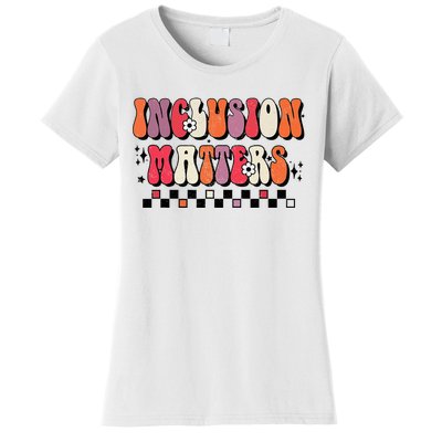 Boho Inclusion Matters Special Education Sped Teacher Women's T-Shirt