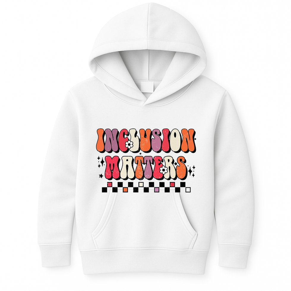 Boho Inclusion Matters Special Education Sped Teacher Kids Hoodie