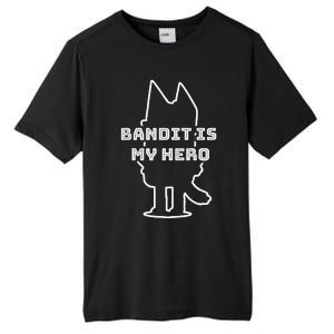 Bandit Is My Hero Funny Show Dad Dog Tall Fusion ChromaSoft Performance T-Shirt