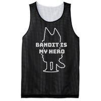 Bandit Is My Hero Funny Show Dad Dog Mesh Reversible Basketball Jersey Tank