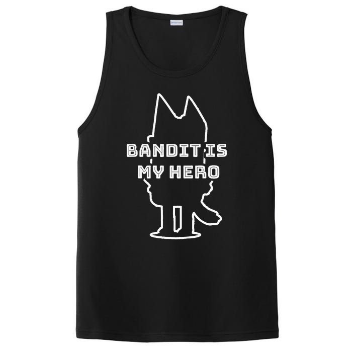 Bandit Is My Hero Funny Show Dad Dog PosiCharge Competitor Tank