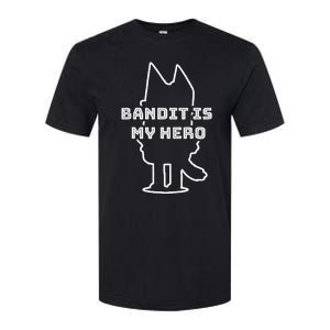 Bandit Is My Hero Funny Show Dad Dog Softstyle CVC T-Shirt