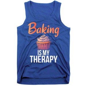 Baking Is My Therapy Cooking Baking Baker Gift Tank Top