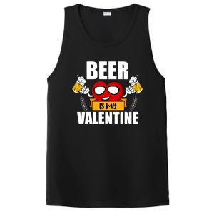 Beer Is My Valentine Beer Lovers Valentines Day Cool Gift PosiCharge Competitor Tank