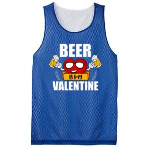 Beer Is My Valentine Beer Lovers Valentines Day Cool Gift Mesh Reversible Basketball Jersey Tank