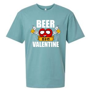 Beer Is My Valentine Beer Lovers Valentines Day Cool Gift Sueded Cloud Jersey T-Shirt