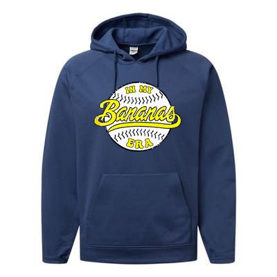 Bananas In My Banana Era Performance Fleece Hoodie