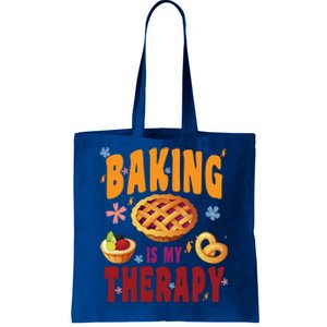 Baking Is My Therapy Culinary Art Artisan Bakery Baked Goods Cool Gift Tote Bag