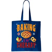 Baking Is My Therapy Culinary Art Artisan Bakery Baked Goods Cool Gift Tote Bag