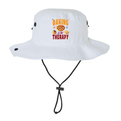 Baking Is My Therapy Culinary Art Artisan Bakery Baked Goods Cool Gift Legacy Cool Fit Booney Bucket Hat