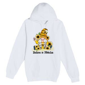 Believe In Miracles Sublimation Premium Pullover Hoodie