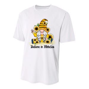 Believe In Miracles Sublimation Performance Sprint T-Shirt