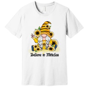 Believe In Miracles Sublimation Premium T-Shirt