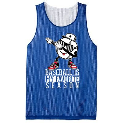 Baseball Is My Favorite Season Dab Gift For Baseball Lovers Gift Mesh Reversible Basketball Jersey Tank