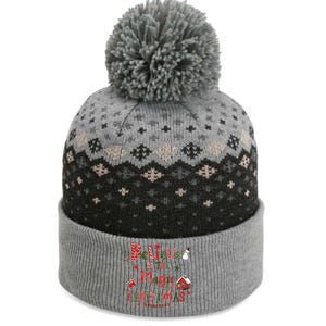 Believe In Magic Of Christmas Funny Xmas Snow Gift The Baniff Cuffed Pom Beanie