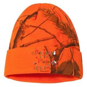 Believe In Magic Of Christmas Funny Xmas Snow Gift Kati Licensed 12" Camo Beanie