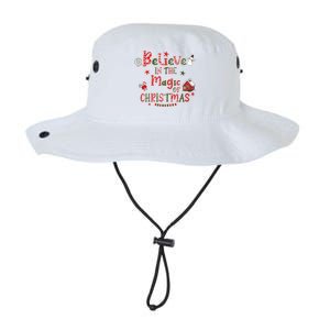 Believe In Magic Of Christmas Funny Xmas Snow Gift Legacy Cool Fit Booney Bucket Hat