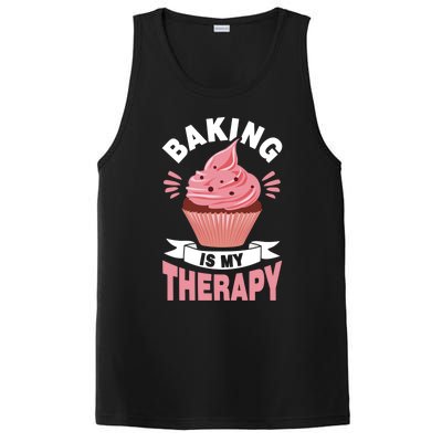 Baking Is My Therapy Great Gift PosiCharge Competitor Tank