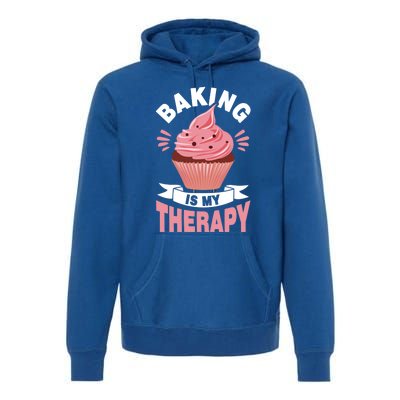 Baking Is My Therapy Great Gift Premium Hoodie