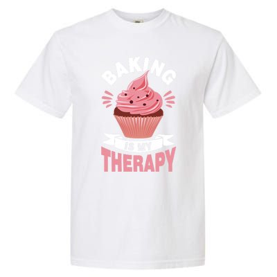 Baking Is My Therapy Great Gift Garment-Dyed Heavyweight T-Shirt