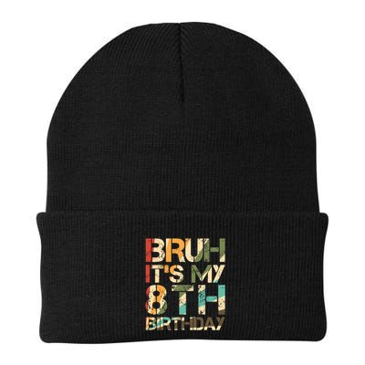 Bruh ItS My 8th Birthday 8th Year Old 8yr Birthday Boy Beanie
