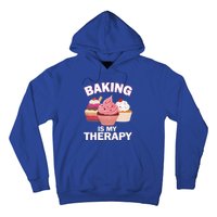 Baking Is My Therapy Cupcake Cake Pie Dessert Gift Hoodie