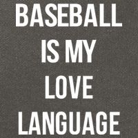 Baseball Is My Love Language Cotton Canvas Backpack