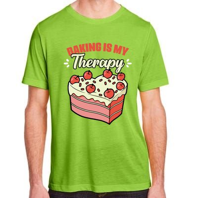 Baking Is My Therapy Cupcake Cookie Pastry Chef Baker Gift Adult ChromaSoft Performance T-Shirt