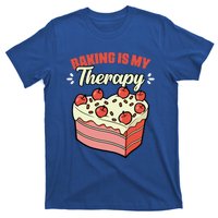 Baking Is My Therapy Cupcake Cookie Pastry Chef Baker Gift T-Shirt