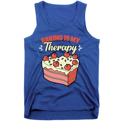 Baking Is My Therapy Cupcake Cookie Pastry Chef Baker Gift Tank Top