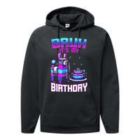 Bruh Its My Birthday Llama Pinata Boy Girl Family Party Bday Performance Fleece Hoodie