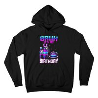 Bruh Its My Birthday Llama Pinata Boy Girl Family Party Bday Hoodie