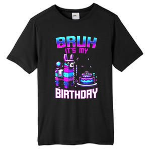 Bruh Its My Birthday Llama Pinata Boy Girl Family Party Bday Tall Fusion ChromaSoft Performance T-Shirt