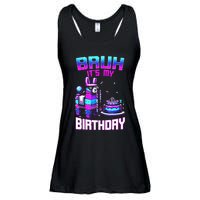 Bruh Its My Birthday Llama Pinata Boy Girl Family Party Bday Ladies Essential Flowy Tank