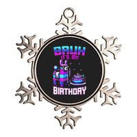 Bruh Its My Birthday Llama Pinata Boy Girl Family Party Bday Metallic Star Ornament