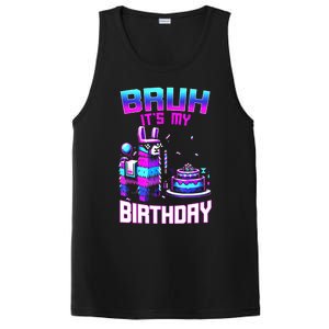 Bruh Its My Birthday Llama Pinata Boy Girl Family Party Bday PosiCharge Competitor Tank