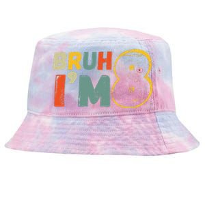 Bruh ItS My 8th Birthday IM 8 Year Old Birthday Gift Tie-Dyed Bucket Hat