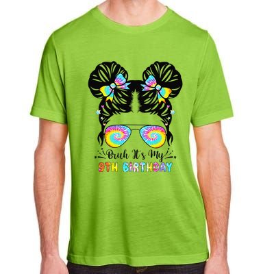 Bruh ItS My 9th Birthday 9 Year Old 9th Birthday Adult ChromaSoft Performance T-Shirt